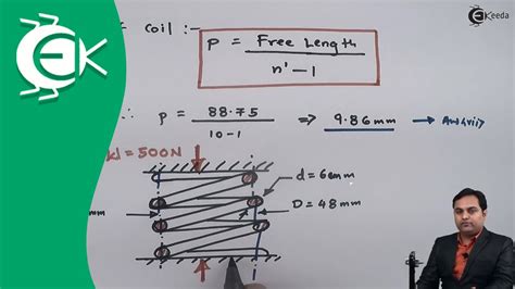 Problem on Design of Helical Compression Spring - Springs - Design of Machine - YouTube