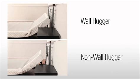 Symphony Wall Hugger Adjustable Bed from Sleep Comfort - YouTube