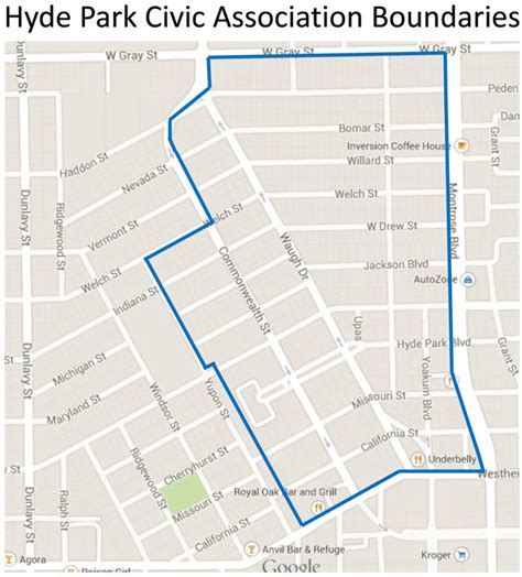 Map/Boundaries – Hyde Park Civic Association