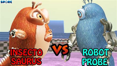 Insectosaurus vs Robot Probe | Cartoon Arena [S3E4] | SPORE - YouTube