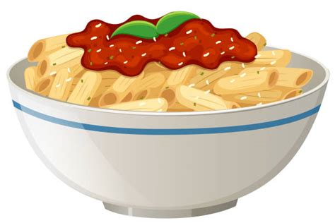 Royalty Free Picture Of Penne Pasta Clip Art, Vector Images & Illustrations - iStock