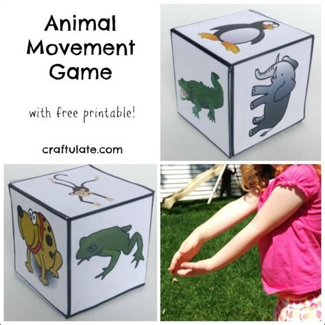 Animal Movement Game - Craftulate