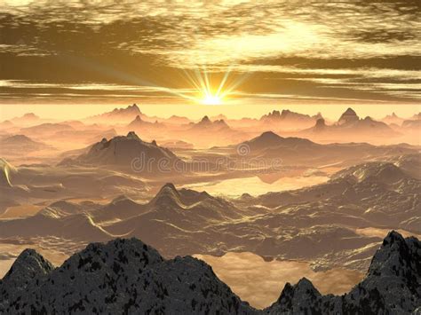 Snowy Mountain Sunrise stock photo. Image of covered - 11512706