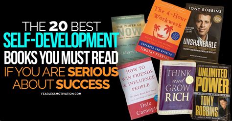 20 Recommended Self Development Books by Fearless Motivation