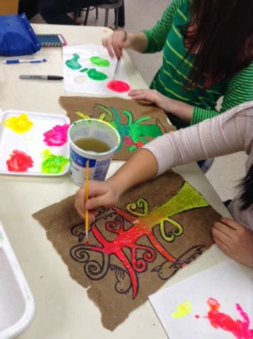 Art at Becker Middle School: Amate Bark Painting