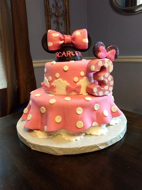 Minnie Mouse 3Rd Birthday - CakeCentral.com