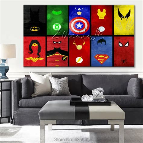 Marvel Comics for home decor Poster and print of wall pictures for living room canvas print of ...