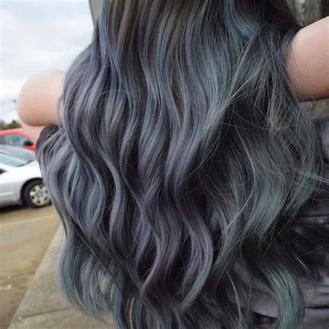 Charcoal Hair Color - Unicorn Grey Hair Dye | Brunette hair color ...