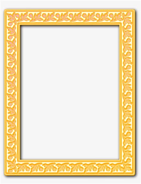 Gold Frame Png Clipart Picture Frames Clip Art - Gold Picture Frame Png - 900x1134 PNG Download ...