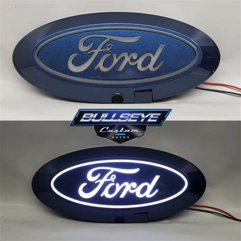 '15+ Ford LED FRONT Oval Emblem - Bullseye Custom Autos