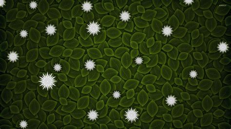 Leaves and flowers wallpaper - Abstract wallpapers - #16854