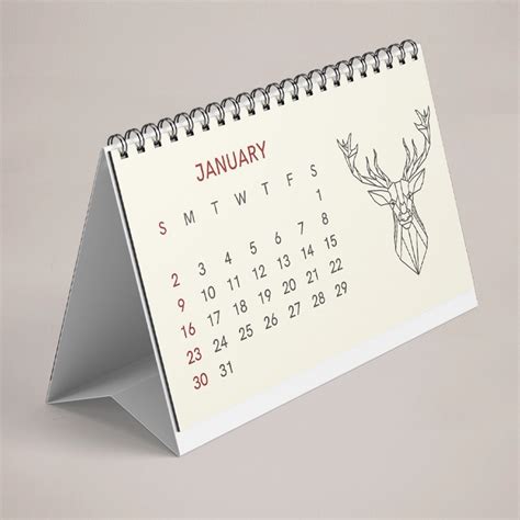 Wiro Bound Desk Calendars | Tradeprint