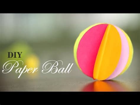 DIY : How to make Paper Ball - 4 Gen Crafts