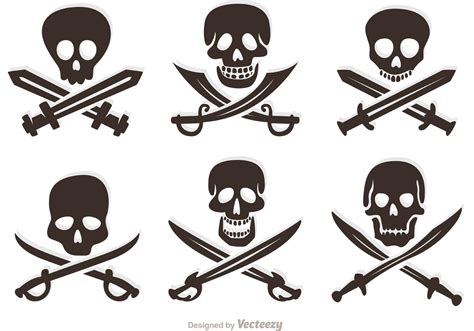 Skull And Crossbones Free Vector Art - (3,414 Free Downloads)