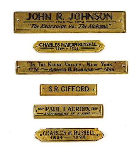 Eli Wilner - Hand-shaped Nameplates