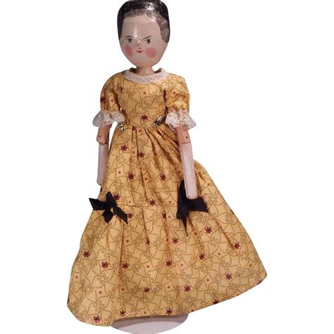 Another Cute Vintage Peg Wooden Doll from dodobirddolls on Ruby Lane