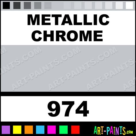 Metallic Chrome Lacquer Airbrush Spray Paints - 974 - Metallic Chrome ...