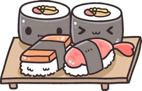 Japanloverme.com | Cute cartoon food, Cute kawaii drawings, Sushi drawing