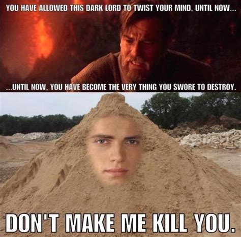 Anakin skywalker sand Memes