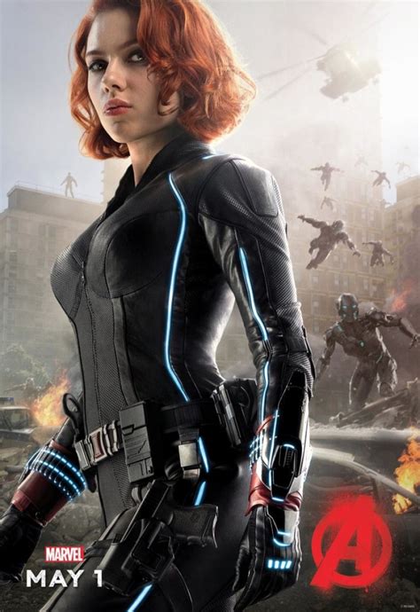 Scarlett Johansson -'Avengers: Age of Ultron' Movie Poster • CelebMafia