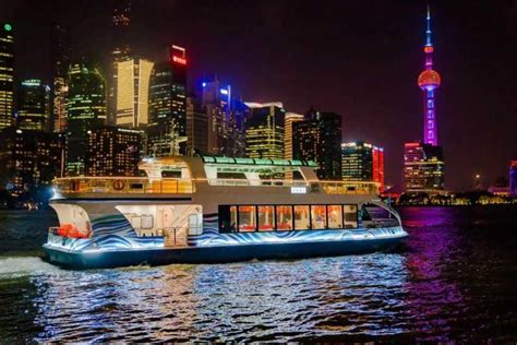 Shanghai: Night River Cruise Tour with Xinjiang Style Dining | GetYourGuide