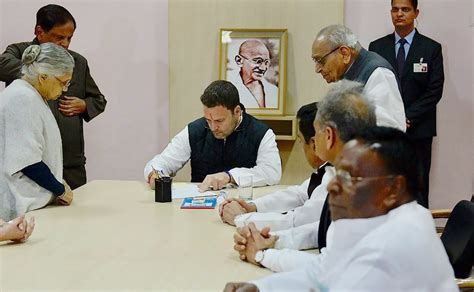 Rahul Gandhi files nomination for Congress president's post at party ...