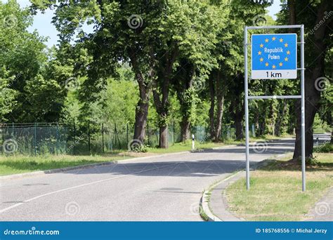 Polish German Border, European Union Editorial Photo - Image of polish ...