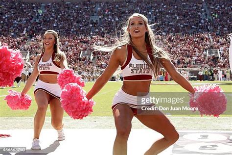 Florida State Seminoles Cheerleaders Photos and Premium High Res ...