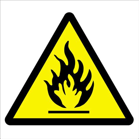 Flammable symbol - Signs 2 Safety