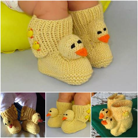 Wonderful DIY Cute Knitted / Crochet Baby Animal Booties