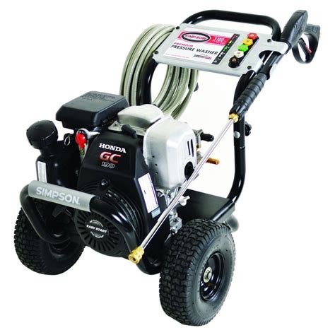 Simpson MegaShot 3,100 psi 2.5 GPM Gas Pressure Washer Powered by Honda-MSH3125-S - The Home Depot