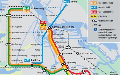 Metro de Ámsterdam: mapa, horarios e información útil - Amsterdam.net