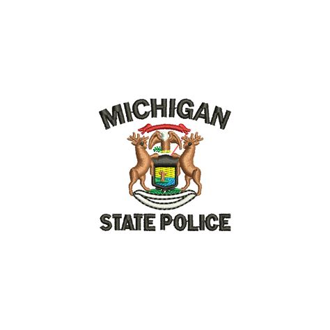 Michigan State Police | Enforcement Digitized Embroidery Design ...