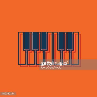 Icon Of Piano Keys Stock Clipart | Royalty-Free | FreeImages