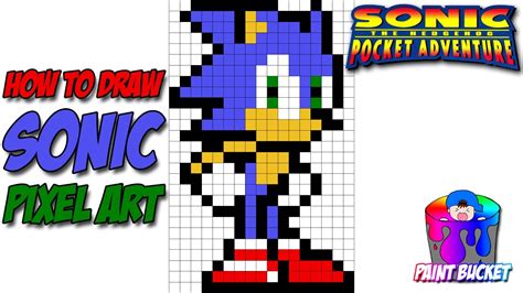 Super Sonic Pixel Art Grid : Super Sonic bead pattern | Pixel art, Easy ...