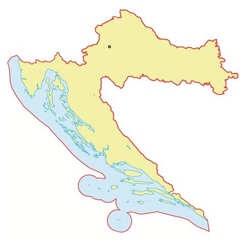 Prazna Karta Hrvatske | Karta