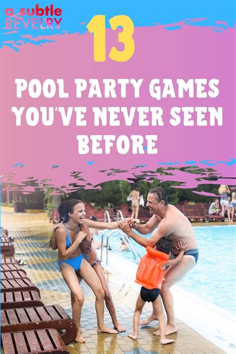 17 Pool Party Games You’ve Never Seen Before • A Subtle Revelry | Pool ...