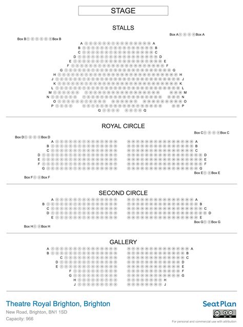 Theatre Royal Brighton Seating Plan & Seat View Photos | SeatPlan