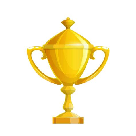 Golden cup icon, vector gold trophy for winner 23486798 Vector Art at ...