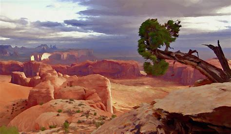 Hunts Mesa Sunrise Digital Art by Ronald Bolokofsky - Fine Art America