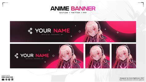 Anime Banner - Free Template :: Behance