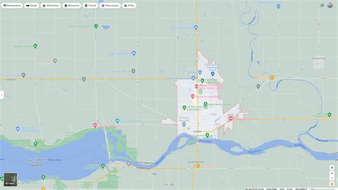 Yankton, South Dakota Map