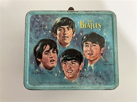 Beatles Lunch Box Only Lunchbox Good Condition for the age. vintage ...