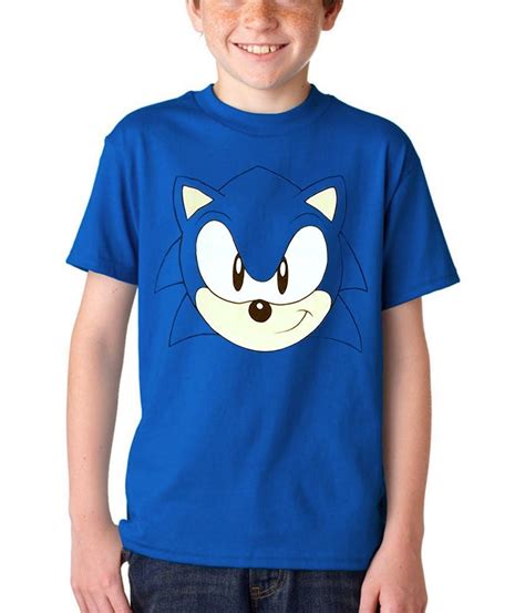 Sonic The Hedgehog Face Youth T-Shirt - Walmart.com