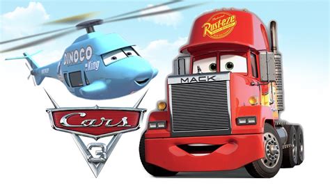 Cars 3 Movie English Game Mack Truck Dinoco Cup - YouTube