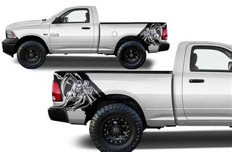 Dodge Ram 1500/2500 (2009-2018) Custom Vinyl Decal Kit - REAPER ...