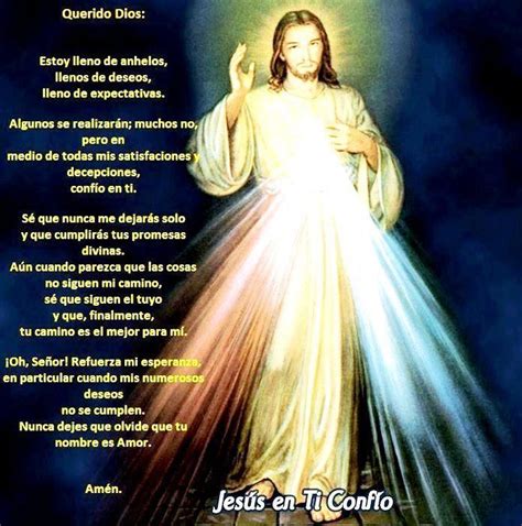 ORACION | JESUS DE LA MISERICORDIA | Pinterest | Divine mercy prayer, Divine mercy and Prayers