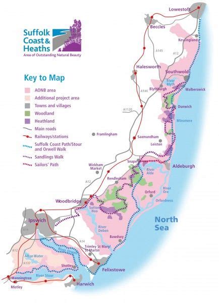 √ River Stour Suffolk Map