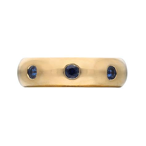 Gold And Sapphire Band Ring Available For Immediate Sale At Sotheby’s