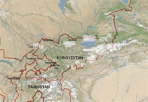 Download Tian-Shan topographic maps, - mapstor.com